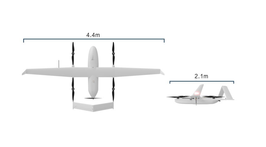 CW 25H Chinese UAV (F)